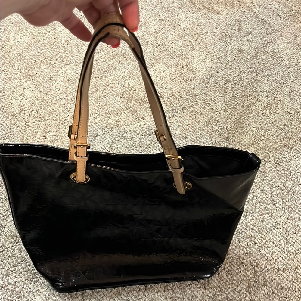 Michael Kors, Elegant Black Tote Bag